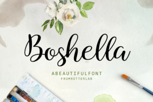 Boshella Script: A Modern Script Font for Creative Web Design