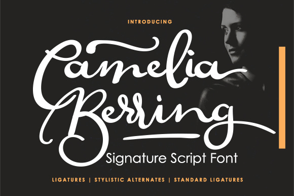 Camelia Berring Script for Small Business Branding