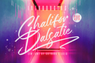 Chalifor Dalsatic: A Handwritten Font for Creative Designers and Makers