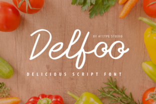 Delfoo: A Versatile Script Font for Creative Projects