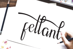 Fellant: A Script Font for Elegant Branding and Web Design