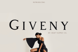 Giveny: A Serif Font That Adds Elegance to Every Craft Project