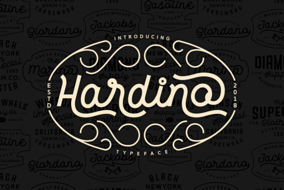 Hardino: A Script Font That Adds Elegance and Readability to Your Branding