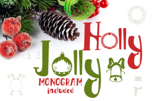 Holly Jolly: A Script Handwritten Font for Holiday Magic