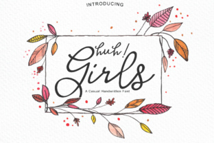 Huh Girls: A Script Handwritten Font for Creative Branding and Handmade Design