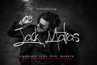 Jack Matras: A Modern Script Font for Creative Crafters and Product Makers