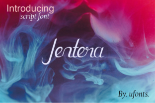 Jentera: A Script Handwritten Font for Warm, Handcrafted Branding