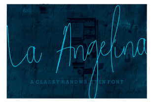 La Angelina: A Modern Handwritten Font for Campaign Creativity