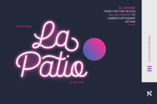 La Patio: The Script Font That Elevates Your Digital Brand