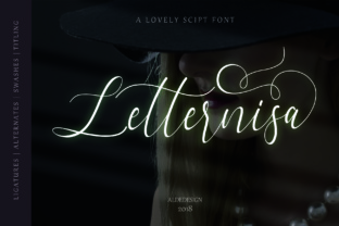 Letternisa Script: A Stylish Font for Handmade Creators and Designers