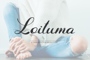 Loituma: A Script Handwritten Font for Branding and Design