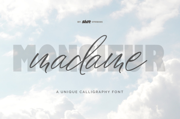 Madame Font for Creative Web Design and Branding