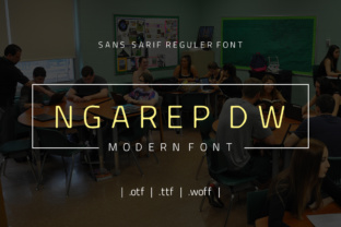 Ngarep DW: A Sans Serif Font for Modern Web Design
