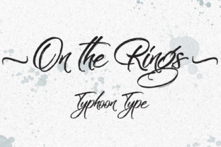 On the Rings: A Script Handwritten Font for Creative Branding