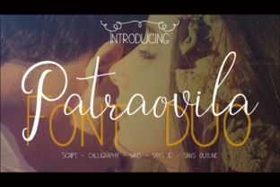 Patraovila Duo: A Modern Script Handwritten Font for Designers