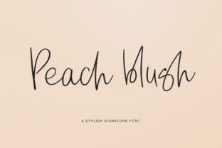 Peach Blush Font Review: A Stylish Script for Designers