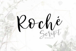 Roche Script: A Modern Elegance for Handmade Creators