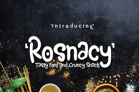 Rosnacy: A Playful Script Font for Creative Crafters and Designers
