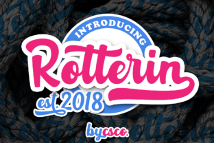 Rotterin Script for Creative Campaigns and Branding