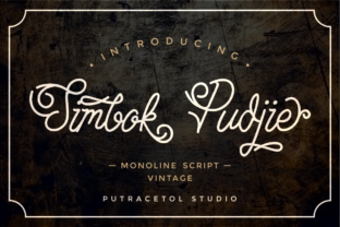 Simbok Pudjie Script for Small Business Branding and Design