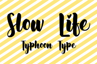 Slow Life: A Script Handwritten Font for Creative Campaigns