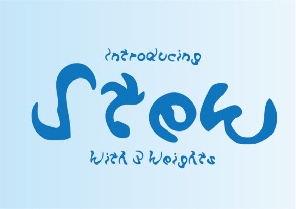 Stew: A Bold Wavy Script Font for Editorial Design