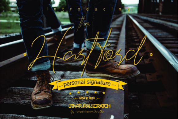 The Hartford: A Script Handwritten Font for Editorial Design and Branding