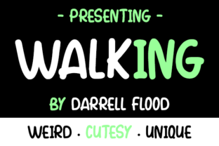 Walking: A Versatile Script Font for Creative Digital Campaigns